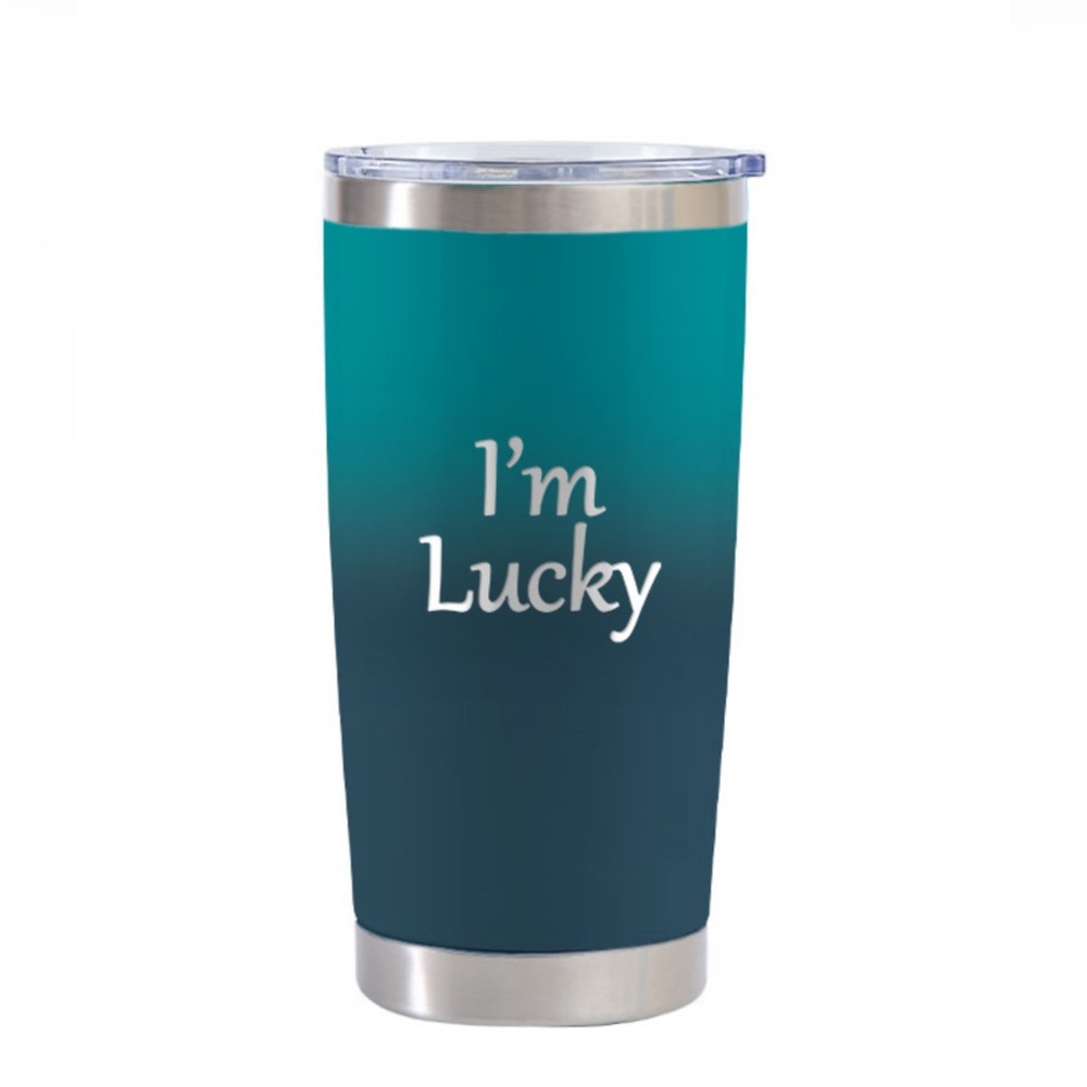 Ombré Affirmations Cups ✨ “ I’m Lucky”